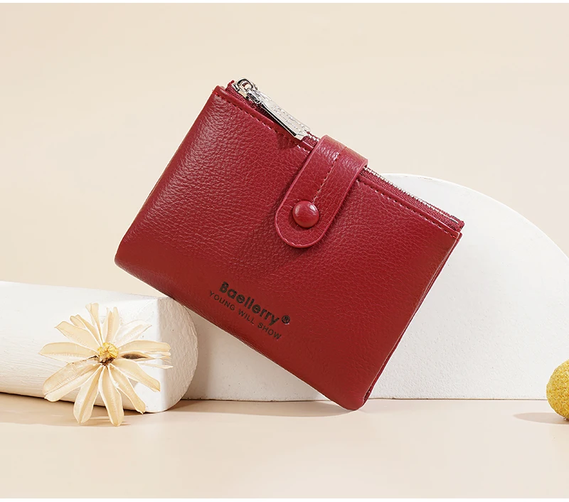 Baellerry Neue Doppel-reißverschluss Frauen Geldbörsen Einfache Schnalle Weibliche Geldbörsen Große Kapazität Karte Halter Brieftasche Für Mädchen – Detail 18