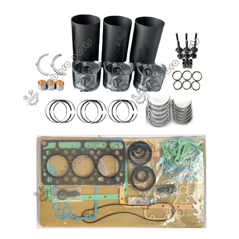 3Tne68 Revisione Kit Di Ricostruzione Set Completo Di Guarnizioni Pistone Per Motore Yanmar Adatto Per Escavatore Kobelco Sk16Msr John Deere   4X4 Gat