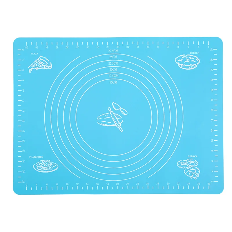 Silicone Dough Kneading Scale Mat Heat Proof Placemat High Temperature Resistant Non-Slip Baking Accessories