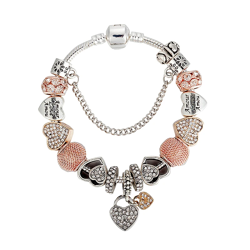 ANNAPAER Pulseiras Luxury Rhinestone Charms Abalorio Trendy Retro Beads Fit Pan Original Bracelets Bangles bracelet jewelry