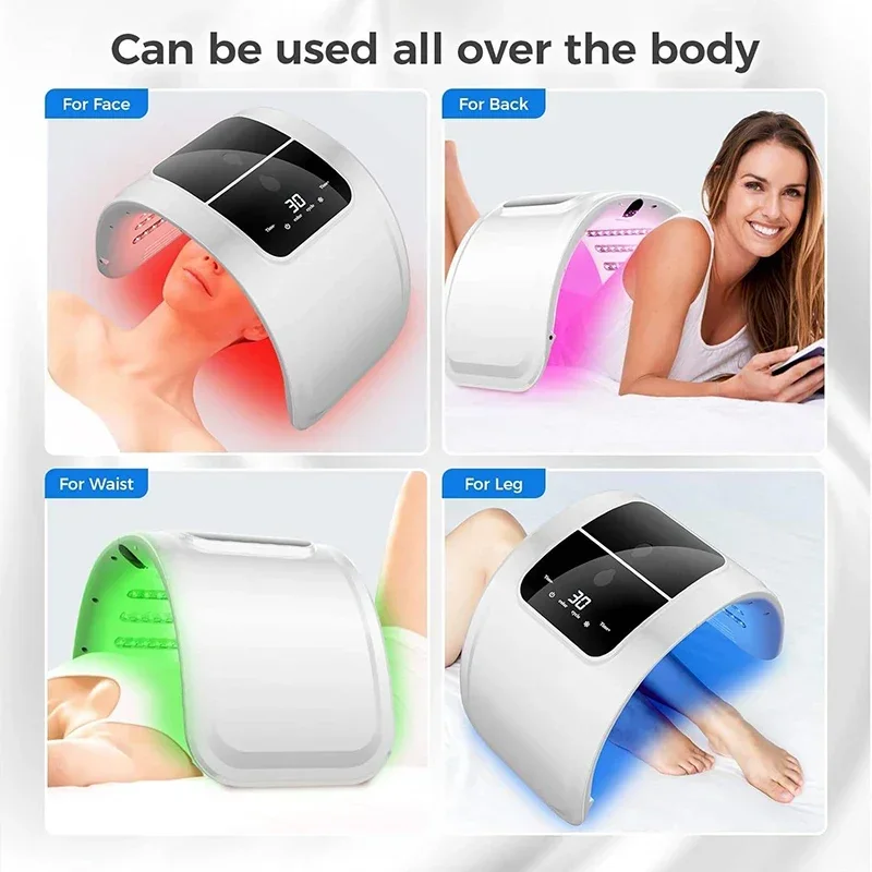 7 Color PDT Led Mask with Facial Spray Light Therapy LED Facial Mask Beauty Rejuvenation Acne Remover Anti Wrinkle