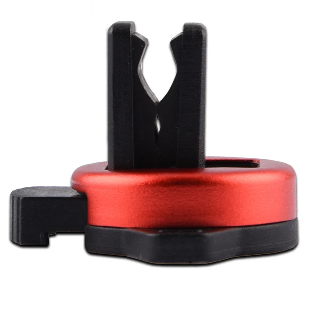 Aluminum Alloy Fly Fishing Rod Holder Waist Belt Clip with Safety Lock Housing Support Fishing Tool Accessories