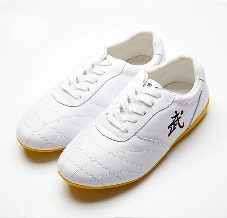 Description Picture 4 of itemMen Woman Genuine Leather Wushu Tai Chi Kungfu Glamorous Shoe Routine Martial Arts Shoes Professional Competition Shoes