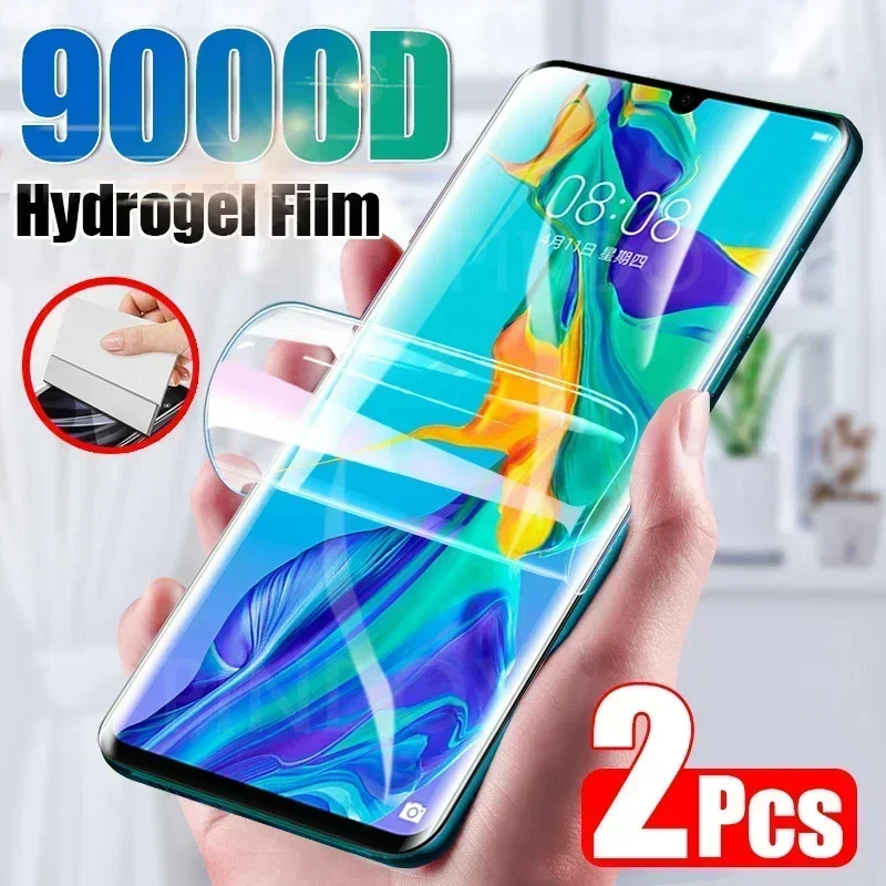 

2 шт., Гидрогелевая Защитная пленка для Huawei P30 P20 P40 Lite Pro P Smart 2019
