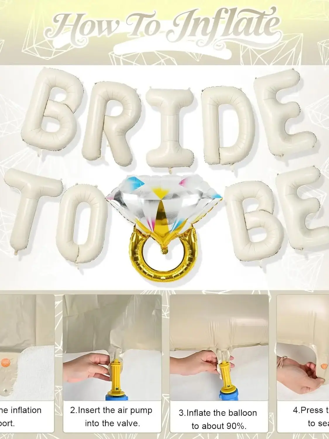 Cream Bride Set