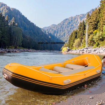 Self-Bailing Inflatable Fishing Raft 1