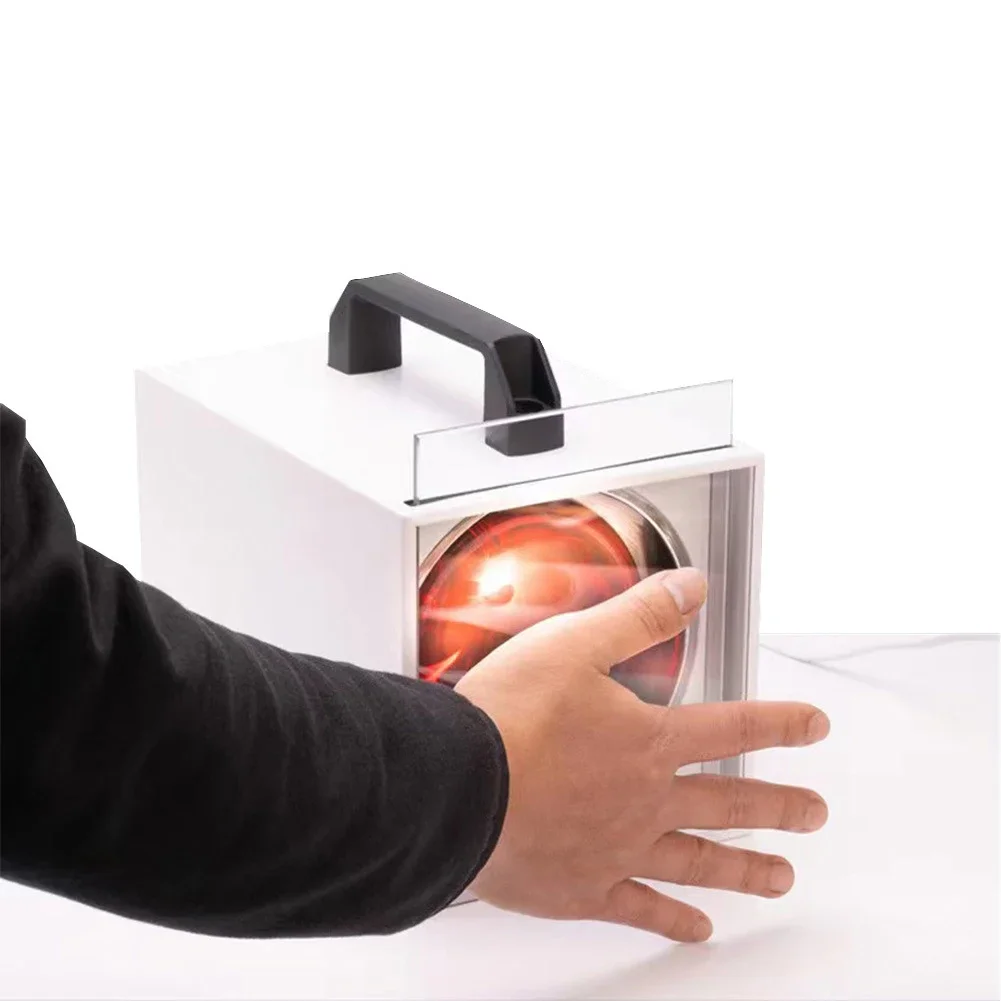 Handheld Heat Lamp Box 150W Infrared Lamp For Car Paint Drying & Window Film Test