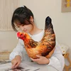 Simulation 3D Printed Animal Pillow Lifelike Parrot Goose Duck Pigeon Pheasant Cock Stuffed Doll Cute Cushion Toys Home Decor 5
