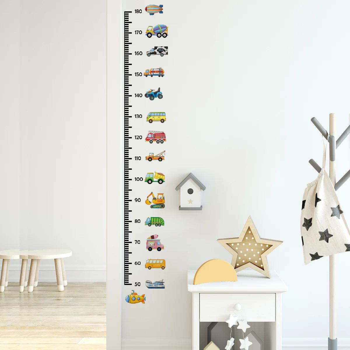 Height Measurement Wall Stickers Inside Out Home Decor
