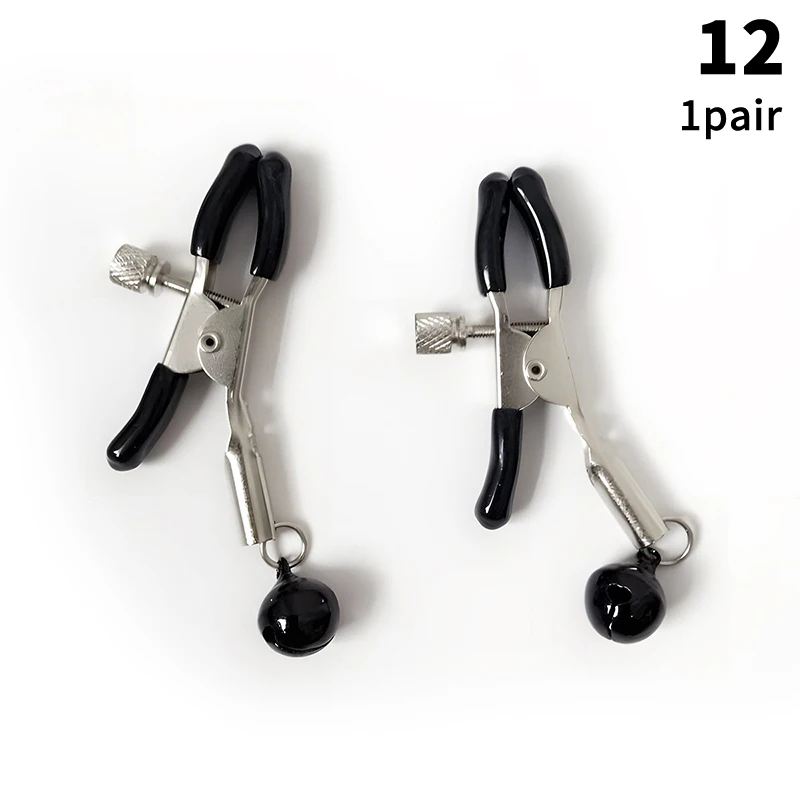 Nipple Clamps Adult Novelty Sex Product Metal Milk Clip Female Breast Clitoris Clip Massage Sex Toys For Couples Lover Game