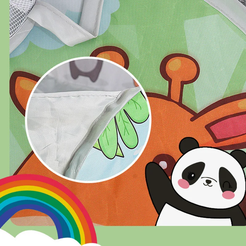 1.2M Portable Playpen for Children Kids Tent Ball Pit Ocean Balls Pool Cartoon Park Camping Dry Pool Birthday Xmas Gift Dropship 6