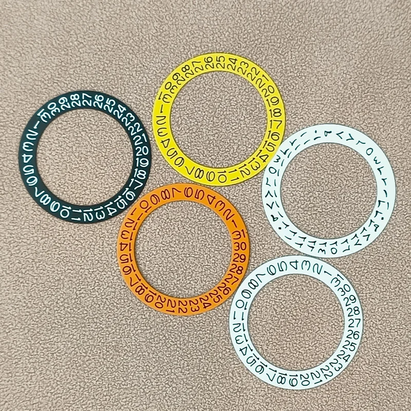 Day Date Dial Patch with Automatic Movement and Date Wheel Paste Tablets