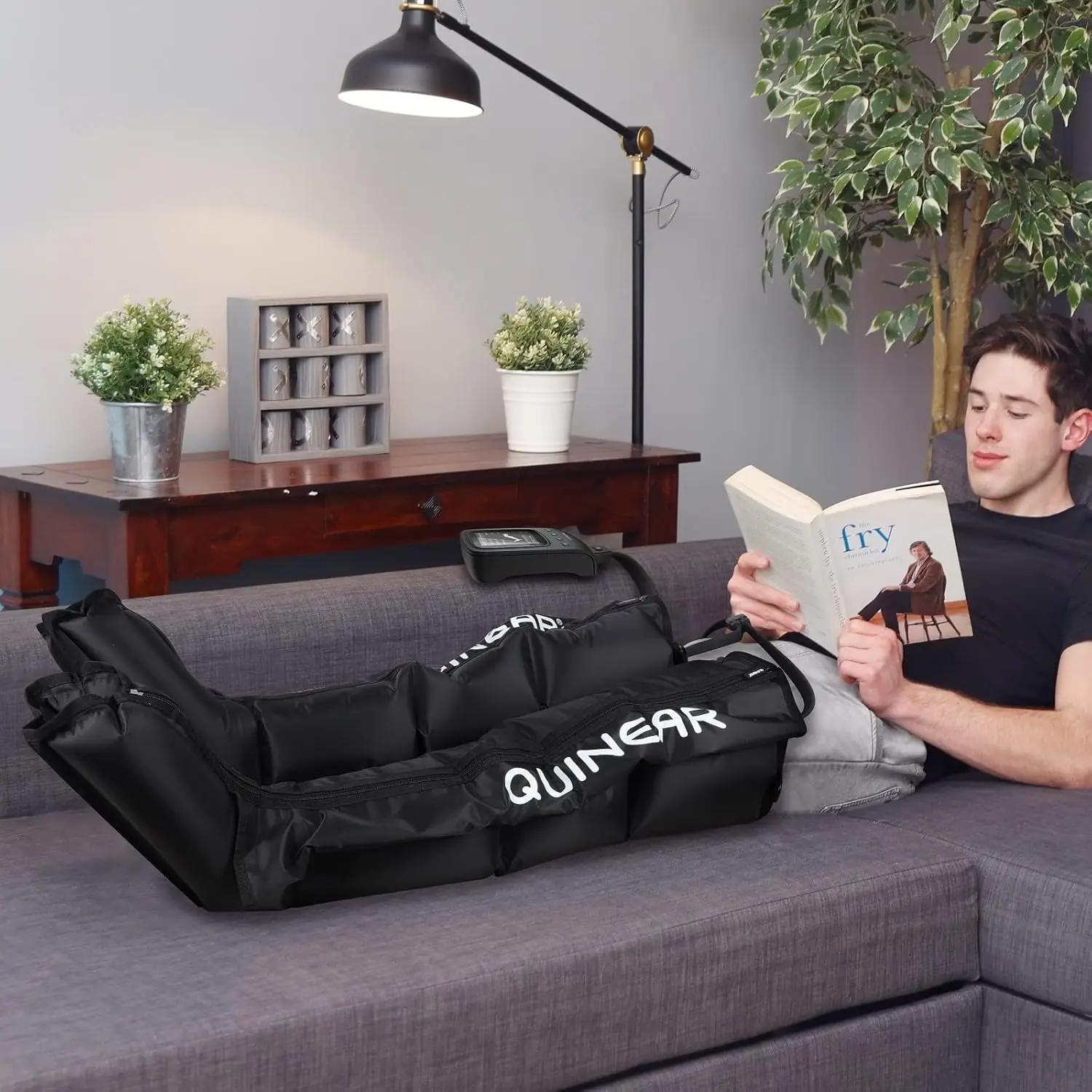 Air Compression Therapy System for Improved Circulation and Massage - Foot and Leg Recovery Boot 2