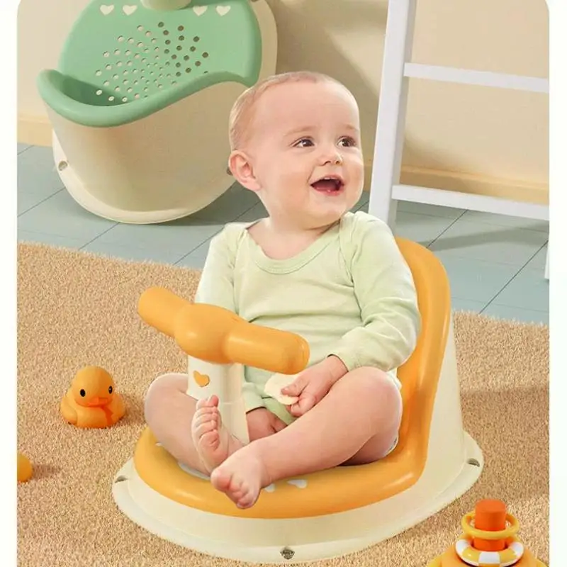 Children's Portable Shower Seat Stand For Newborns and Young Children Children's Growth Accessories baby bath seat