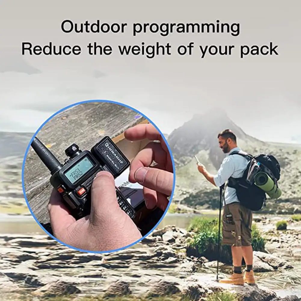 Walkie Talkie Wireless Programmer Phone Ham Radio Adapter APP and PC for UV 5R BF-888S Multiple Model No Driver Issue