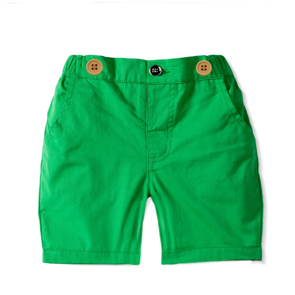 Baby Shorts Shorts for 3-24 Months Baby Boy Newborn Fashion Red + Green Shorts With Suspender 2 PCS Suit For Birthday Party For Casual Outfit