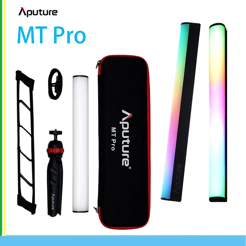 

Aputure MT Pro RGB Stick Light Wand Handheld Tube Light LED Video Light 2000K-10000K 4200mAh Photography Lighting Fill Lamp RGB