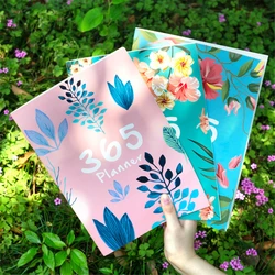 Carnet de notes A4 à fleurs mignonnes, Agenda 2022 jours, Agenda quotidien, hebdomadaire et mensuel, papeterie Kawaii, 365 