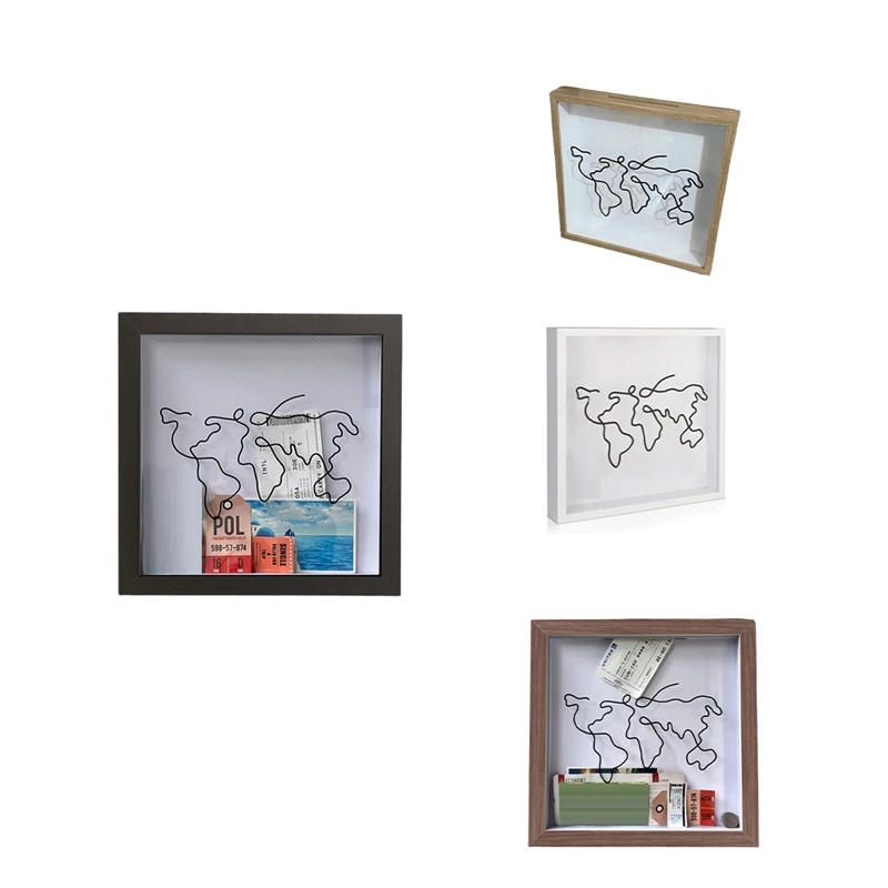 

Приключения архив коробка, путешествия тень коробка, поле для билета тени с слотом, коробки памяти для keepsфлейфов