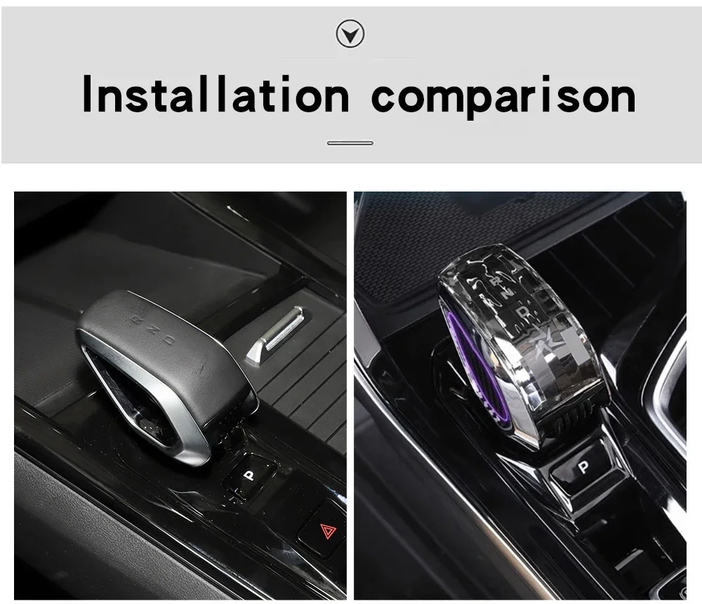 LED Crystal Gear Shift Knob Head For Geely Boyue 2023 COOL geecy L Haoyue 2023 L