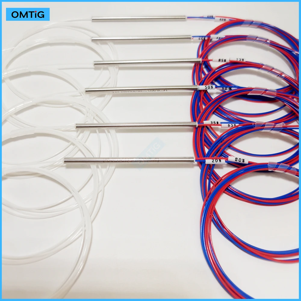 1X2 Accoppiatore In Fibra Ottica Fbt Splitter Senza Connettore 95/5 90/10 85/15 80/20 75/25 70/30 Splitter Plc 10 Pz/Batch