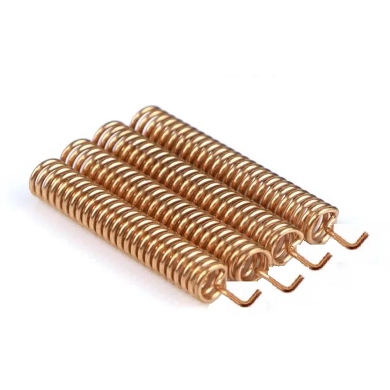100pcs/lot 433MHz Antenna 3dBi Helical Spiral Spring Remote Control for Arduino Raspberry hot team helical spiral pinion gear 13 27t for 1 18 axial utb18 rtr capra buggy rc remote control toys car upgrade parts