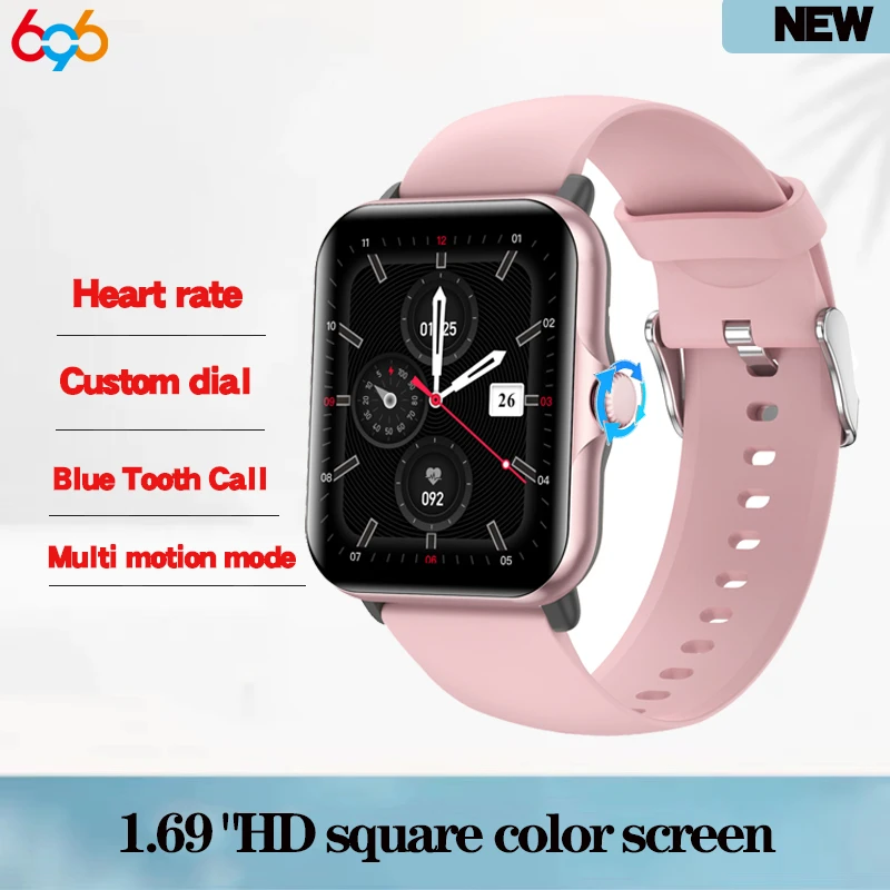 Square dial smart watches ladies Clearance