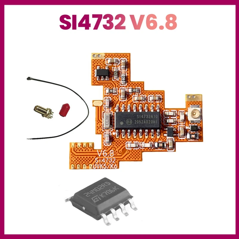 SI4732 V6.8 FPC 모듈 + Quansheng UVK5 K6 단파 풀 밴드/단일..