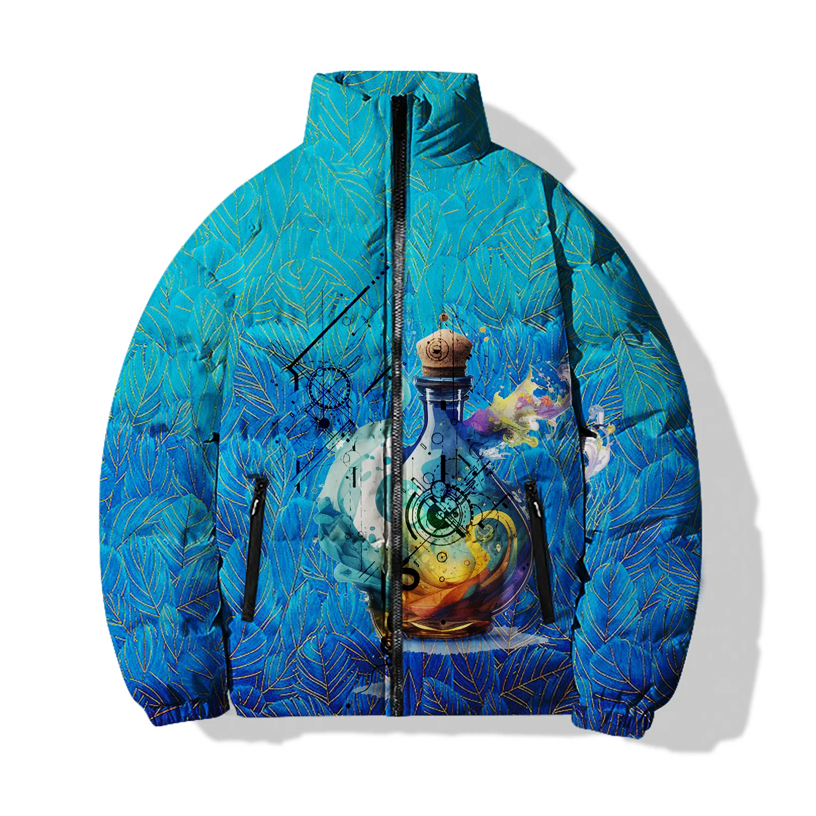 thumbnail image 1 of Abrigo fresco para hombre, abrigo cálido y duradero para el frío del invierno, acolchado moderno, misterio, nuevo |-f-| Chaquetas de plumas para hombre 2024, moda Cross Sun, 1 of 5