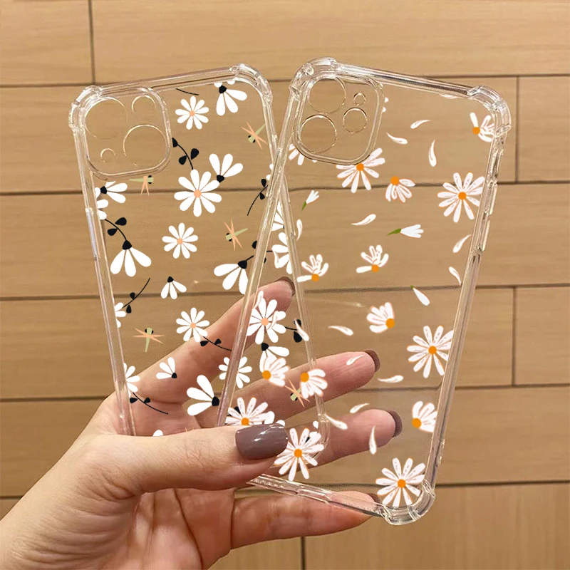 World of Flowers Transparent Phone Case