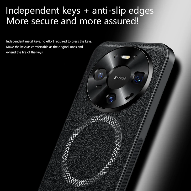 Versatile Shockproof Mag-Safe Case with Metal Camera Protector