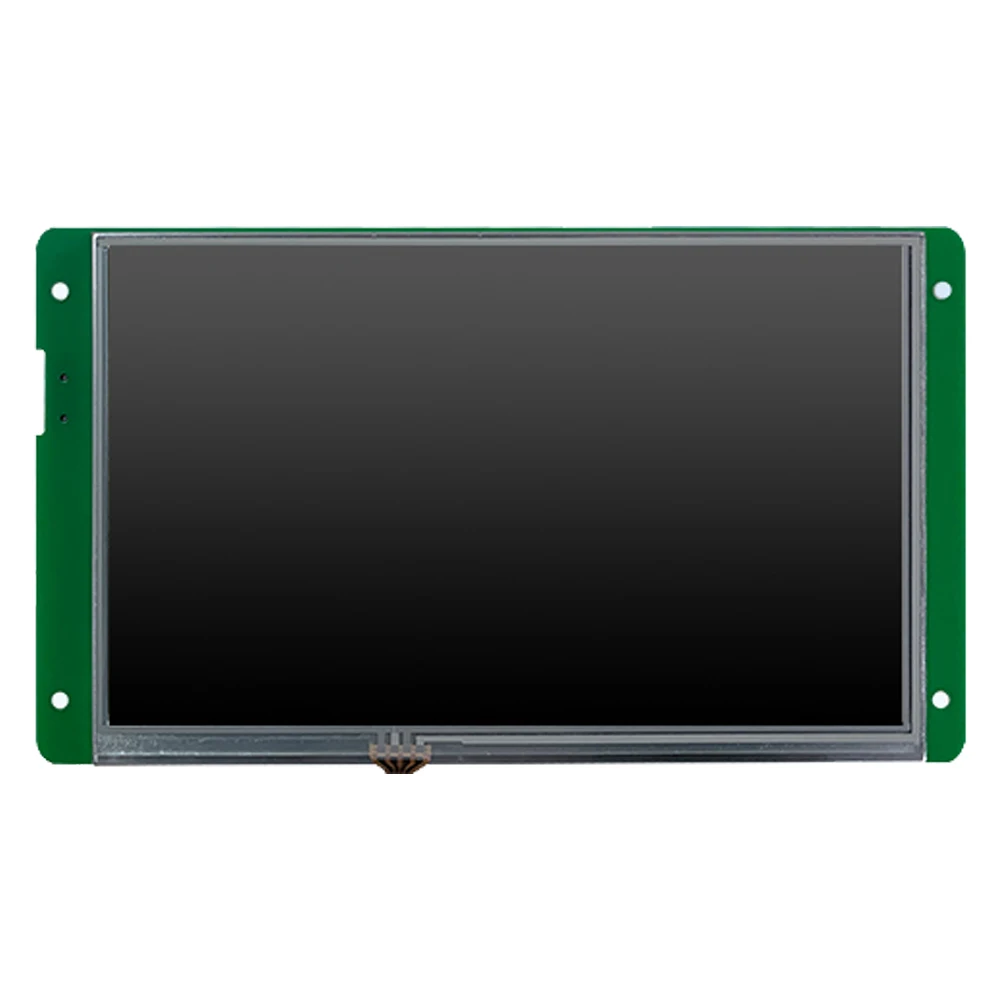 

800*480 DMT80480Y070_02N 7 Inch Resistive Touch LCD Module Smart Serial Display 128MB FLASH