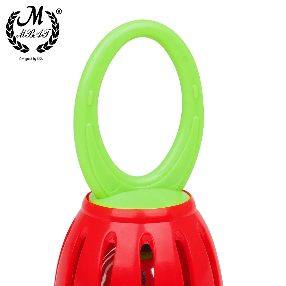 M MBAT Hand Cage Bells Bell Drums Children's Music Toys Rattles Children's Music Early Learning Toys Percussion Instruments