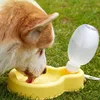 Portable Cat Dog Water Bottle Sealed Travel Puppy Cats Foldable Drinking Bowl Outdoor Pet Water Dispenser Feeder Pet Supplies 2