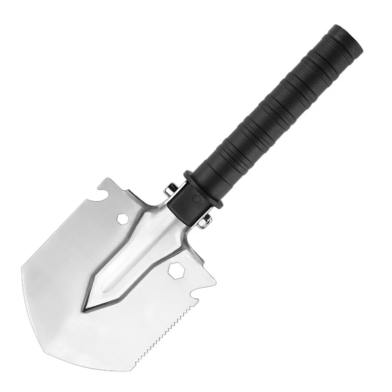 

Outdoor Camping Spade Military Shovel Tactical Mini Folding Shovel with Pouch Outdoor Survival Emergency Garden Tools