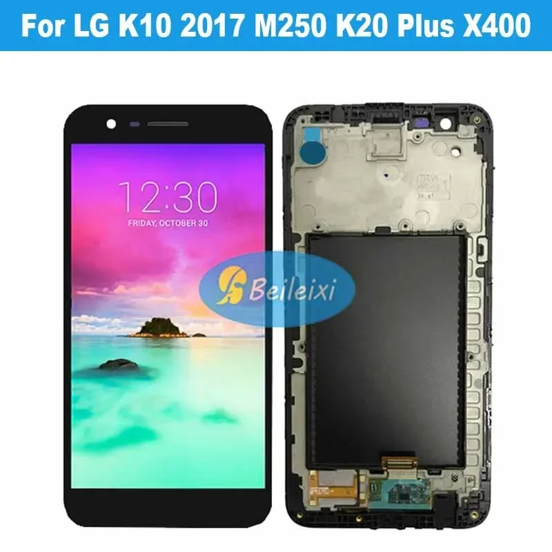 

For LG K10 2017 M250 M250N X400 MP260 K20 Plus TP260 K121L K121K M257PR M250ds MLV5N LCD Display Touch Screen Digitizer Assembly