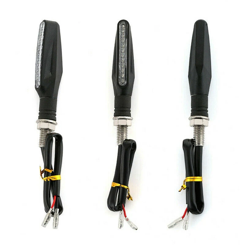 2X Motorcycle Led Turn Signal Lights For Kawasaki Ninja 1000 250R 300 650 650R Zx7R