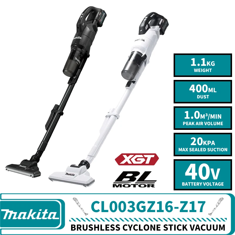 MakitaCL003GZ16CL003GZ17BrushlessCordlessCycloneStickVacuum40V