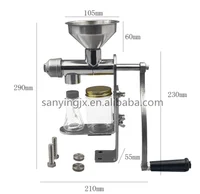 Manual Small Oil Press Machine Soybean Oil Extractor Peanut Sesame Seed Oil Presser For Home Use 2