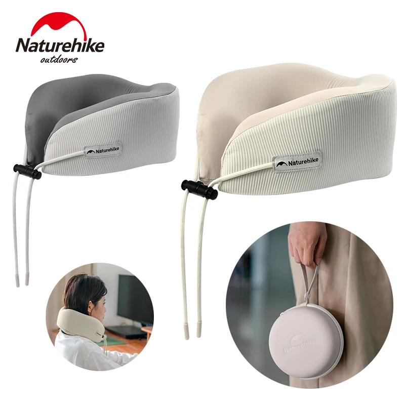Naturehike Travel Neck Pillow Memory Foam Cotton for Car Nap Airplane Sleeping Soft Portable U Shaped Pillow Ultralight Cushion