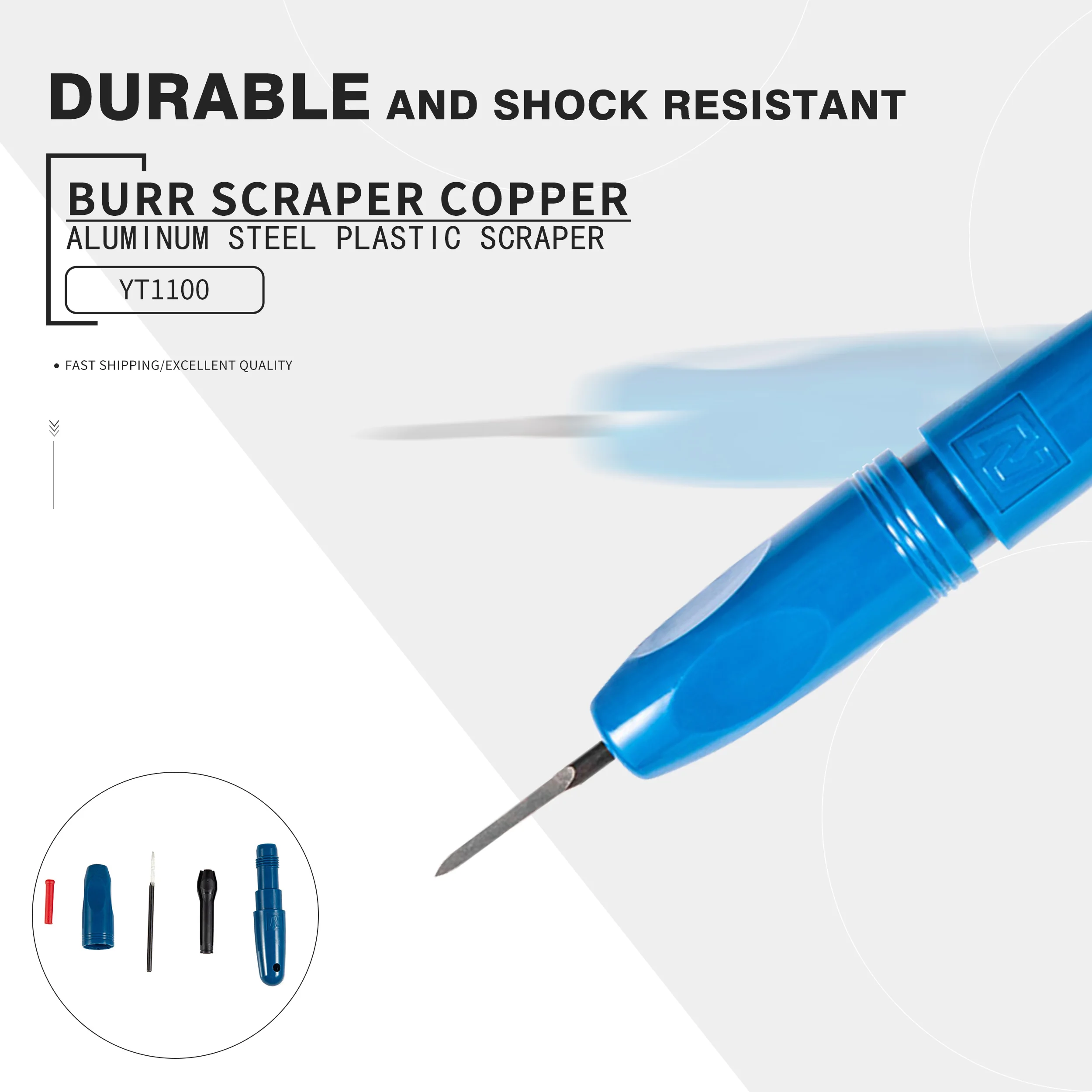 YT 핸들 D75 커터헤드 버 스크레이퍼, 구리 알루미늄 스틸 플라스틱 스크레이퍼, YT1100, YT1000, BD7501 트리머..