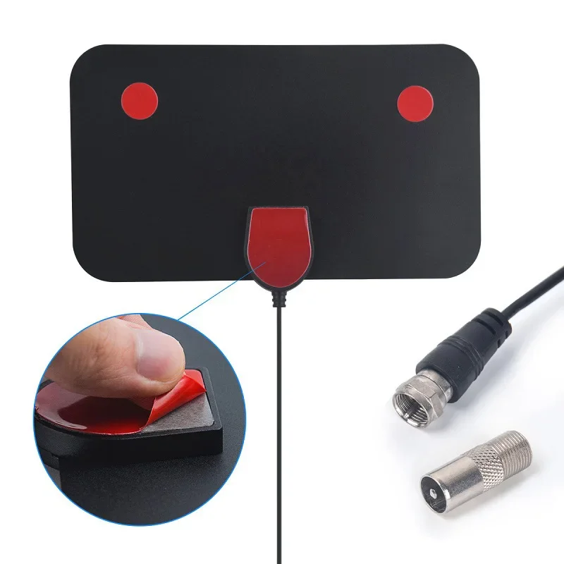 Antenna TV digitale più venduta per uso interno in Europa e America, antenna per onde terrestri, mini antenna HDTV, antenna DV-B T2 - immagine 6