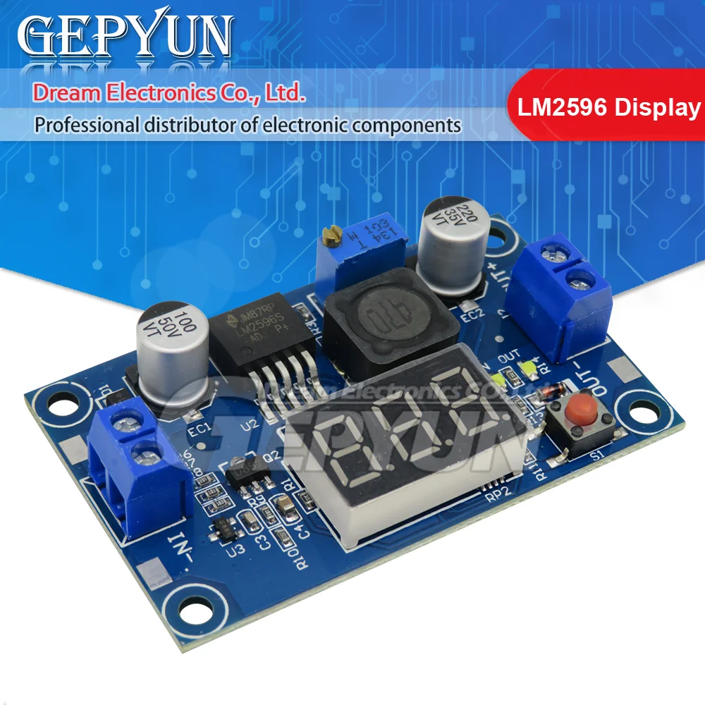 Lm2596 Dc Dc Step Down Converter Regolatore Di Tensione Display A Led Voltmetro 4.0 ~ 40 A 1.3-37V Adattatore Buck Alimentatore Regolabile