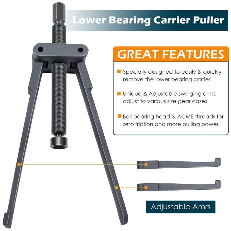 Upper & Lower Bearing Carrier Puller with Fuel Water Separator Wrench for Yamaha Johnson Evinrude Mercury Honda