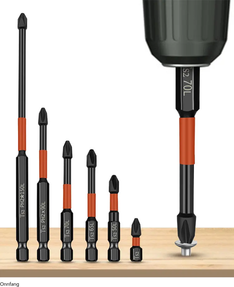 Batch Head Impact Strong Cross PH2 High Hardness Screwdriver