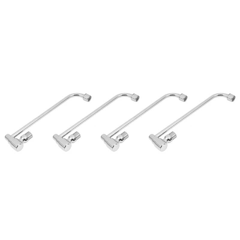 

4X Pot Filler Kitchen Sink Faucet Wok Faucet Wall Mounted Pot Filler Faucet (300Mm)