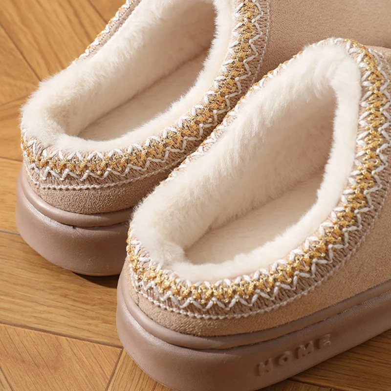 Cozy Women's Winter Fluffy Slippers - Plush, Warm, and Non-Slip