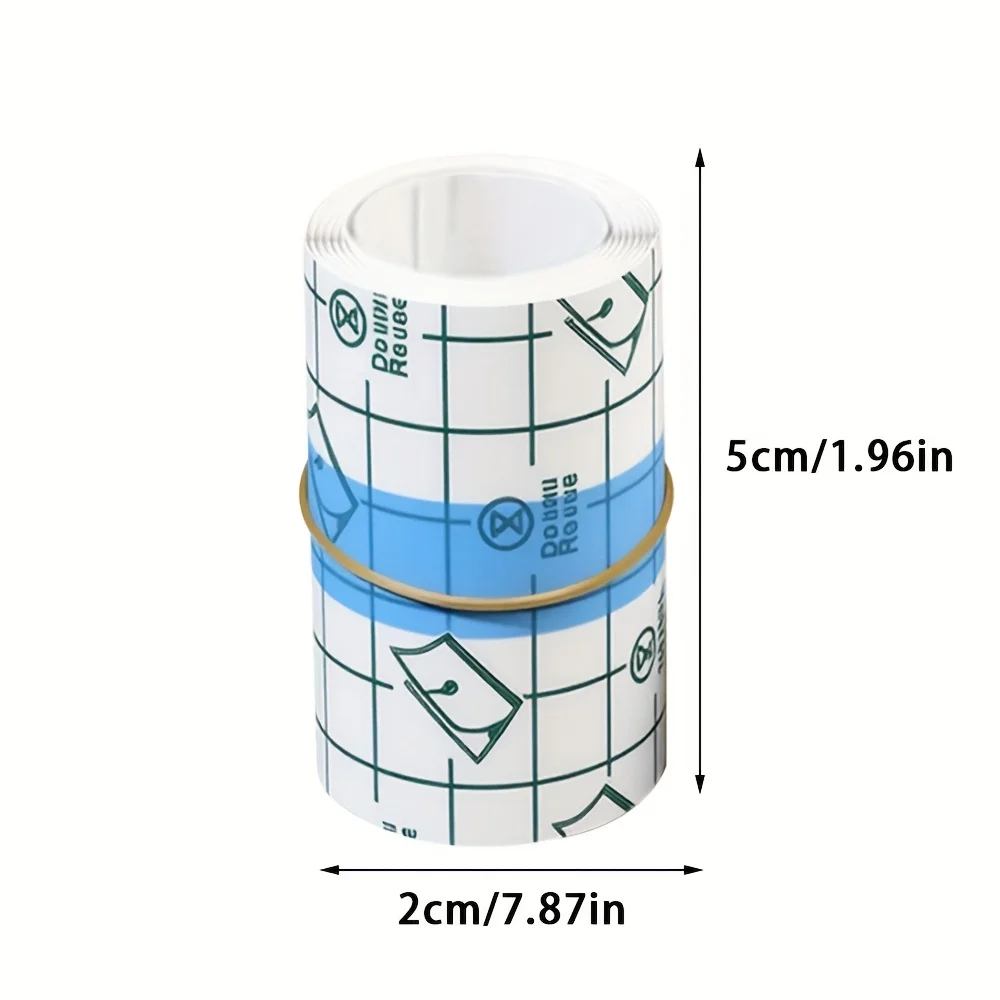 1롤 투명 자체 접착 테이프, PU 소재 붕대, 휴대용 손가락 보호대, 목욕용 마찰 방지 스티커