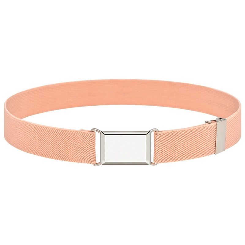 Children Belt Elastic Adjustable Stretch Waist Belt Solid Color Canvas Waistband Boy Girls Pants Trousers Waist Strap Kids
