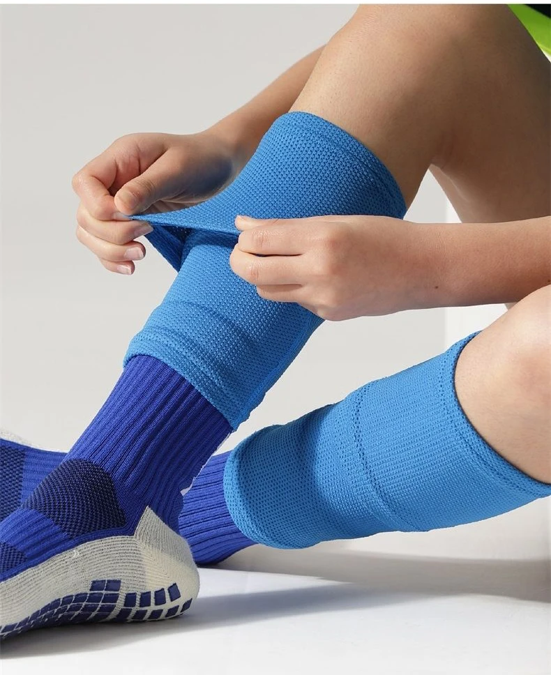 Soccer Shin Guards Calf Sleeve With Double Pocket Can Insert Leg Guards Adults Youths Kids  Football Training Protective Gear